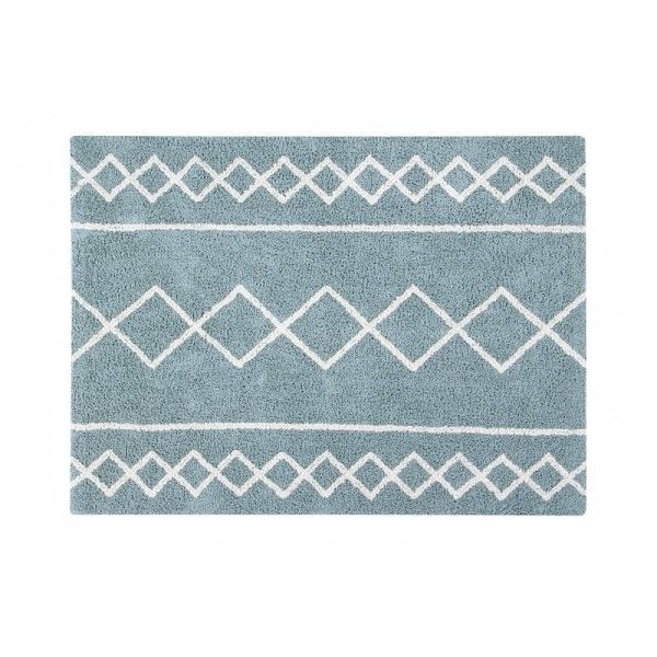 Dywan Lorena Canals dziecięcy OASIS VINTAGE BLUE NATURAL 120x160 niebieski 1 szt