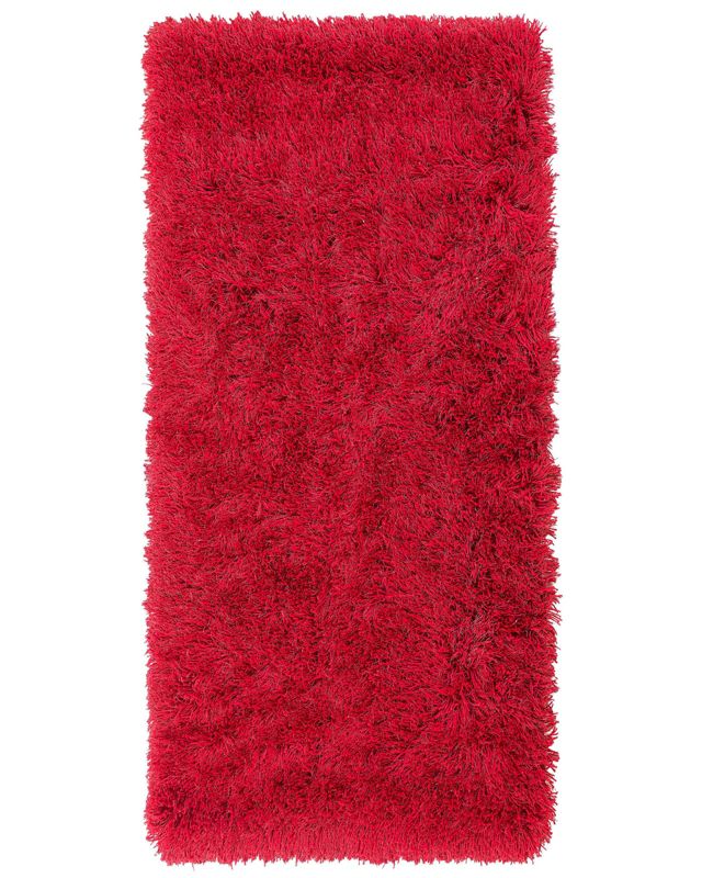 Dywan shaggy 80 x 150 cm czerwony Cide 1 szt.