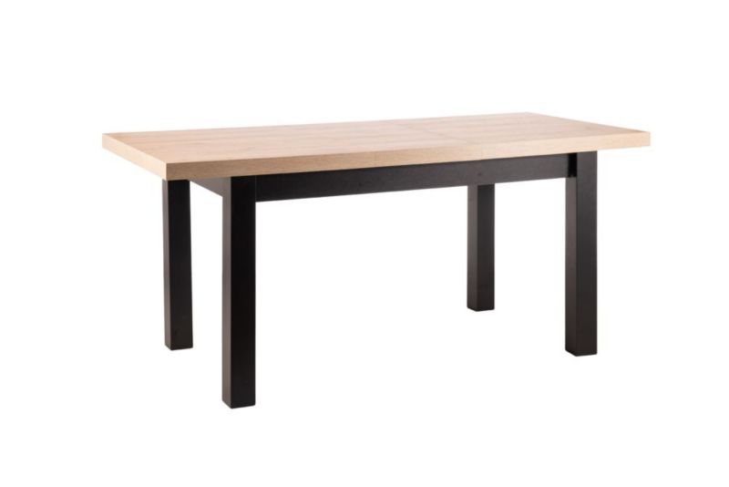 Stół Signal rozkładany PRESTO 140(218)x80 dąb artisan/czarny 1 szt