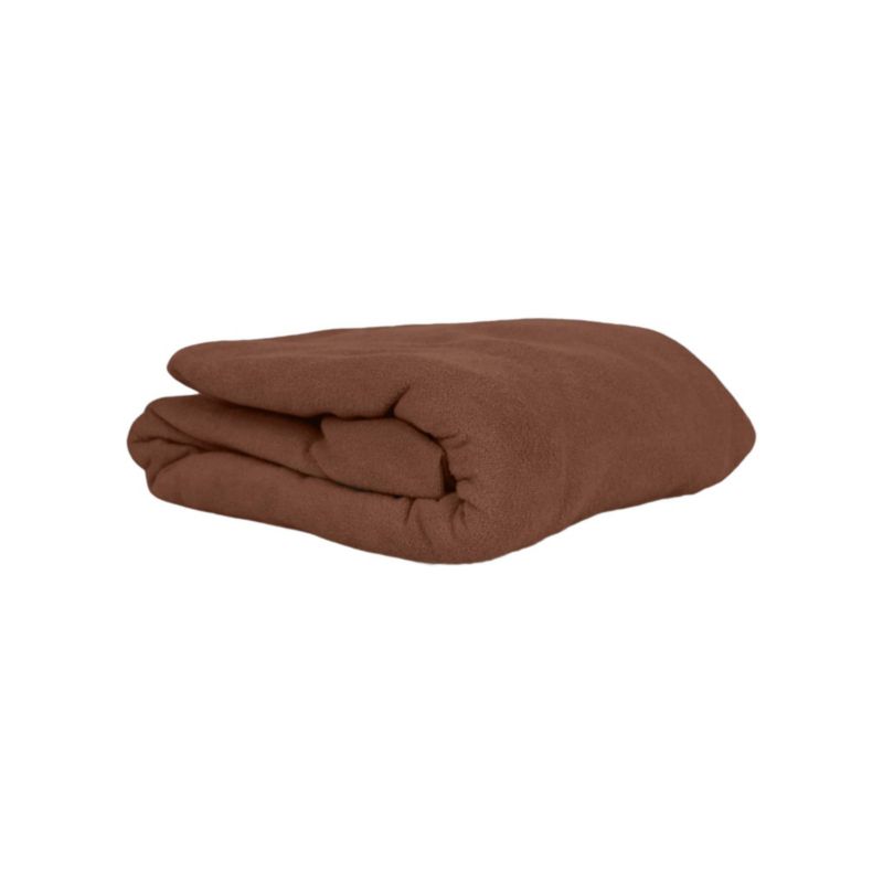 Prześcieradło gumka jersey Kam-Pol bawełna premium 200x220 brąz 1 szt.