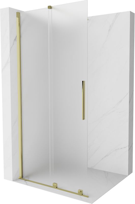 Ścianka prysznicowa rozsuwana Mexen Velar złota 80x200 cm 1 szt.