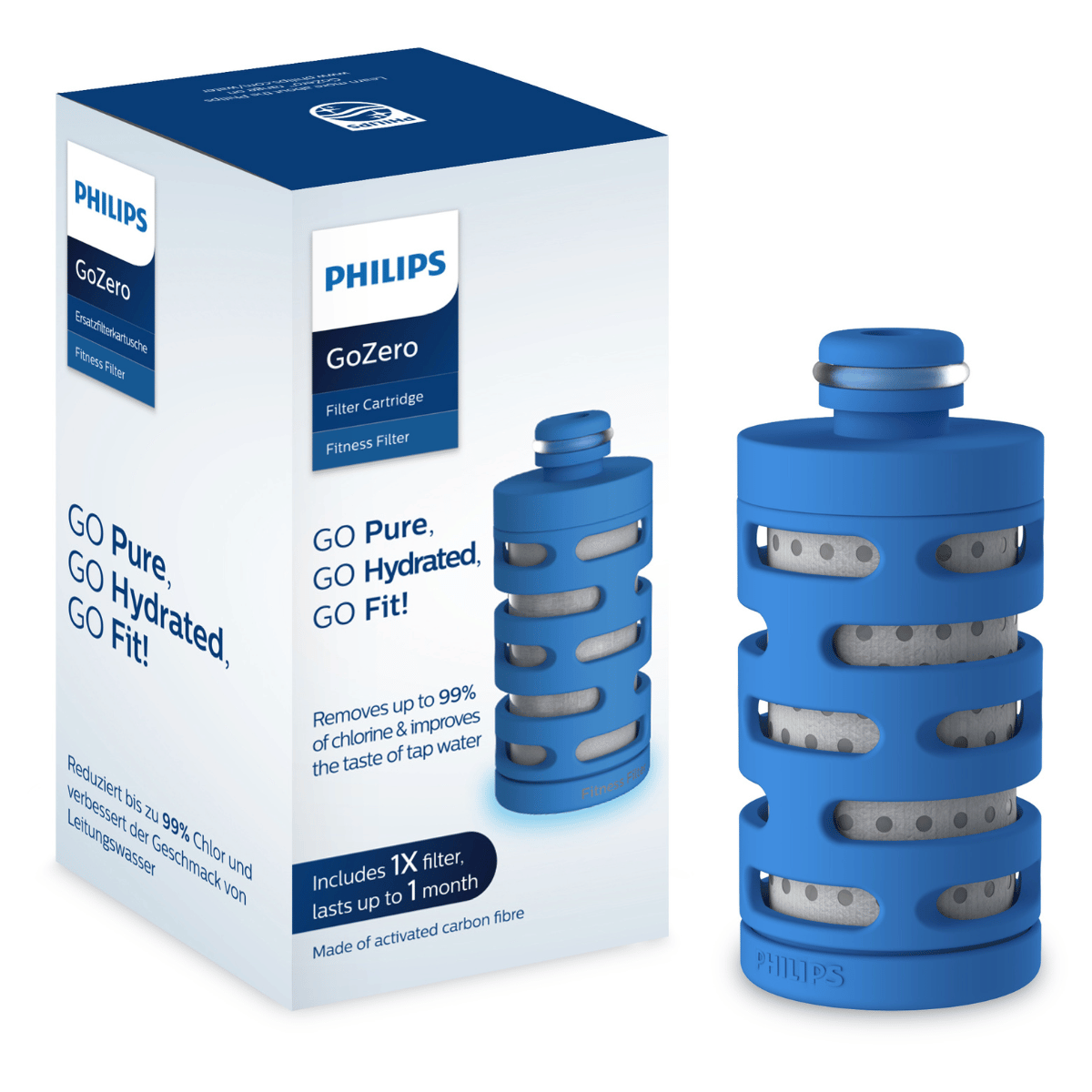 Filtr do butelek Philips Fitness AWP286/10. Filtr do wody bidonów i butelek PHILIPS.