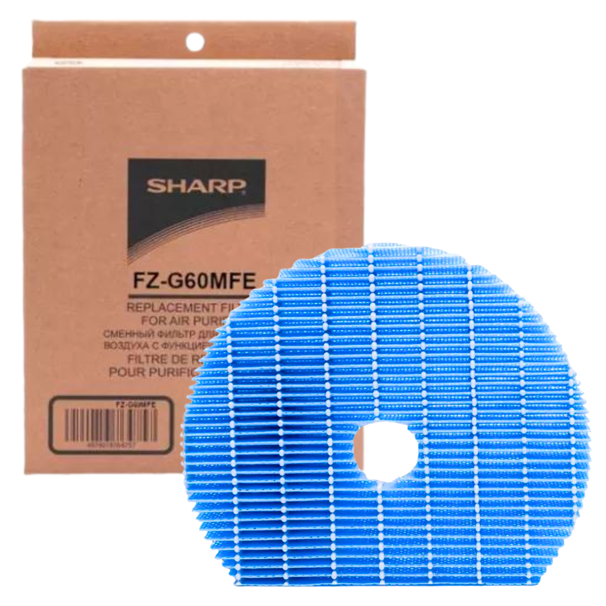 SHARP FZ-G60MFE filtr nawilżający do oczyszczacza powietrza. Oryginalny filtr SHARP do serii KC-G oraz UA-HG.