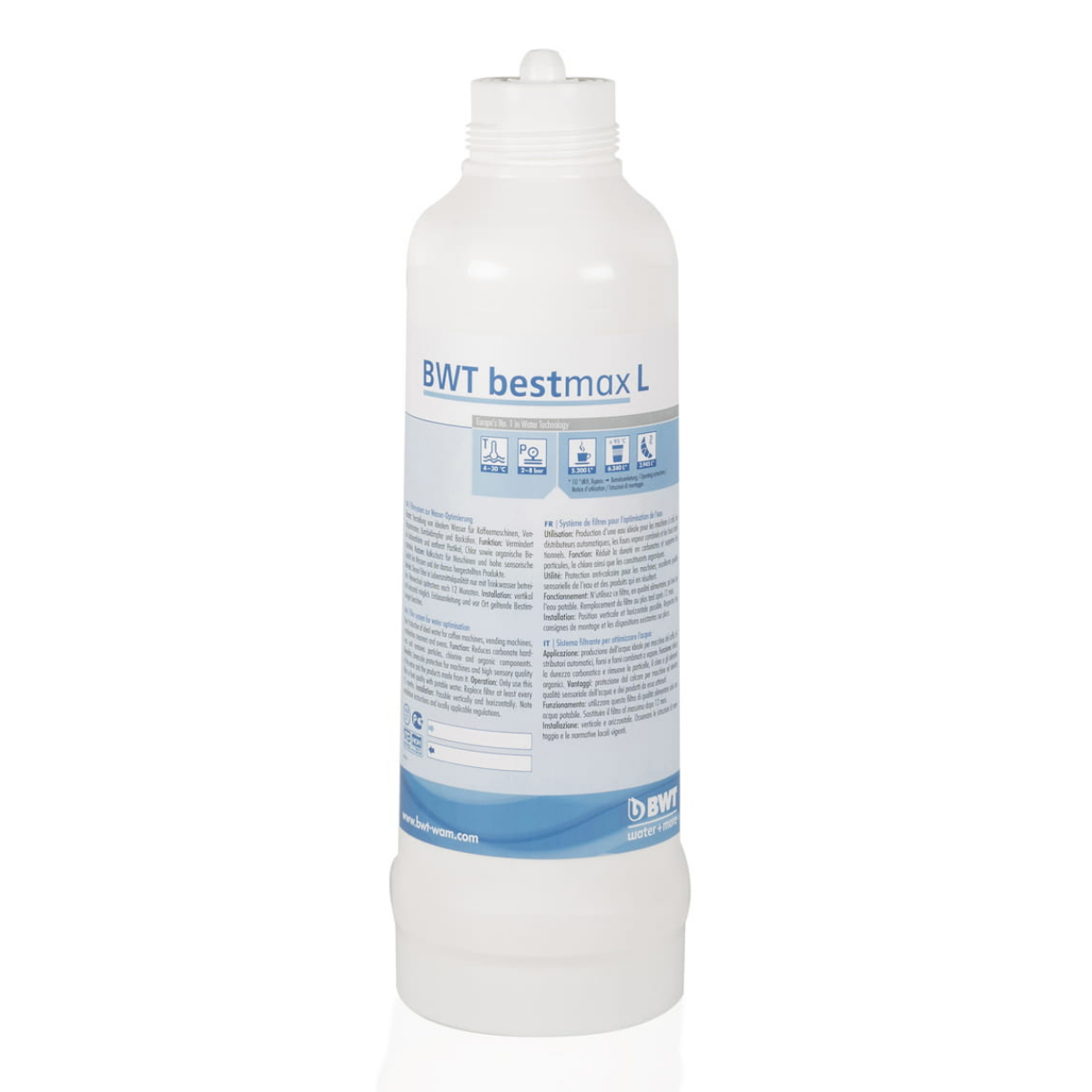 BWT Bestmax L filtr (wkład) do wody. Filtrowanie wody w restauracji, kawiarni, hotelu.