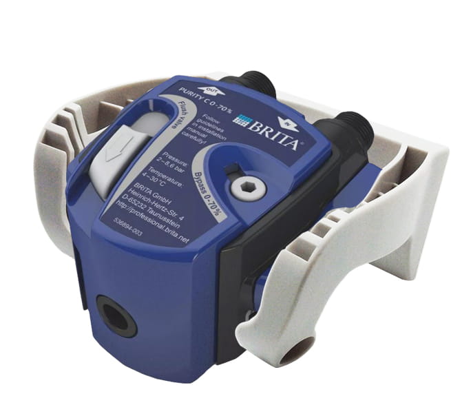 Brita głowica uniwersalna Purity z uchwytem, by-pass 0-70%, przyłącze gwint zewnętrzny 3/8". Oryginalna głowica Brita.