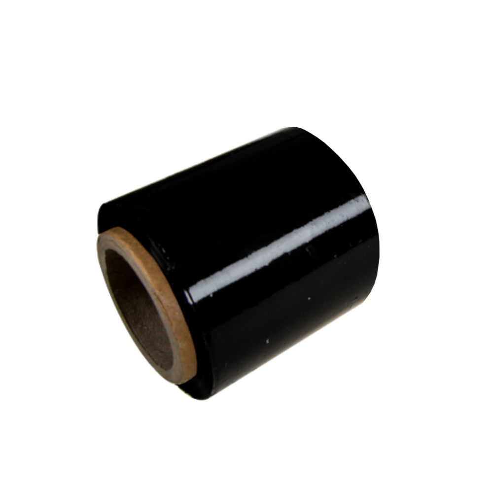 Folia Stretch MINI RAP 100mm Czarna - Opakowania.Online