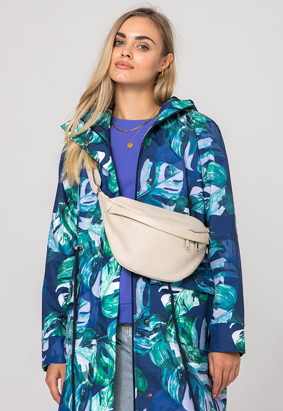 Lillow - Wiosenna PARKA Damska softshell z kapturem - summer dream - Materiał bawełna - Uszyto w Polsce