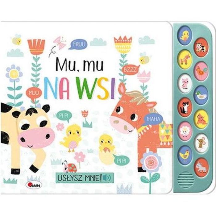 Książeczka USŁYSZ MNIE MU MU NA WSI