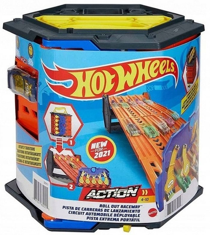 Hot Wheels Zestaw Rozwijany tor wyścigowy (GYX11)