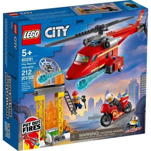 Lego City Strażacki Helikopter Ratunkowy 60281