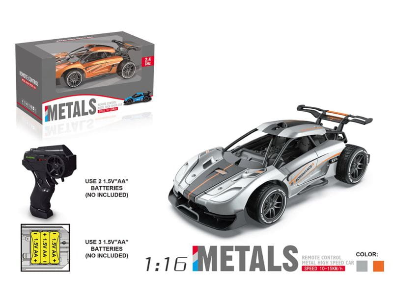 Auto metalowe R/C 1:16 26x14x14cm Madej