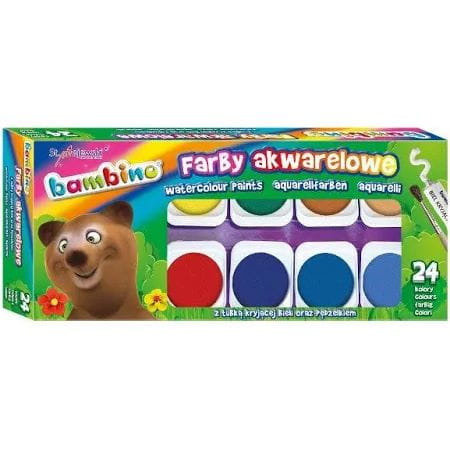 FARBY AKWARELOWE BAMBINO 24KOLORY