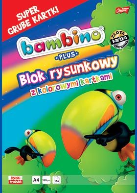 BLOK A4 BAMBINO RYSUNKOWY KOLOR PLUS