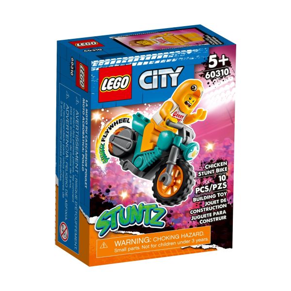 LEGO City Stuntz Motocykl kaskaderski z kurczakiem 60310