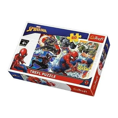 Trefl Puzzle 60el. Waleczny Spider-Man / Disney Marvel Spiderman