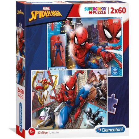 PUZZLE 2X60 SUPERCOLOR SPIDERMAN