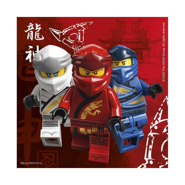 Serwetki papierowe Lego Ninjago, 33x33 cm, 20 sztuk