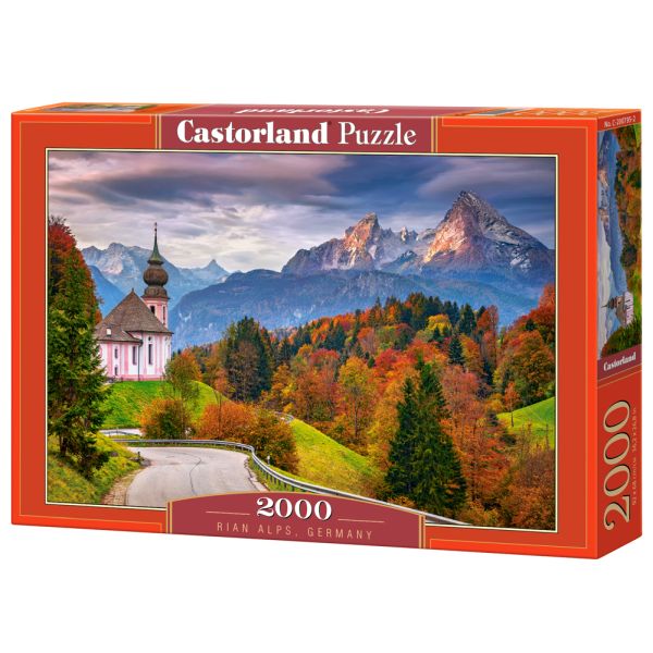 Castorland Puzzle 2000 el. C-200795-2 AUTUMN IN BAVARIAN ALPS