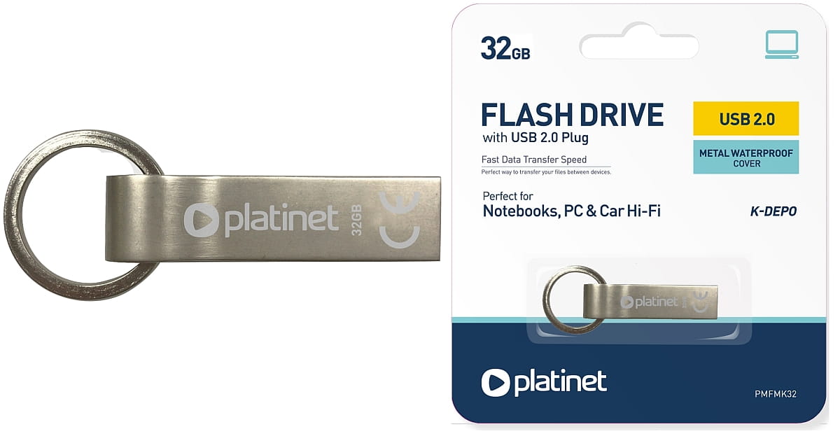 PLATINET USB Pendrive 32GB metal 44850 PMFMK32 - Henryx24