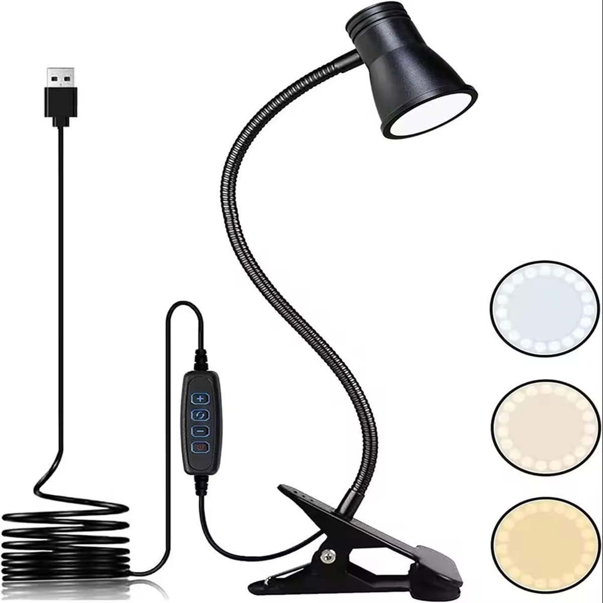 Lampka LED biurkowa klips ZD130 mała - Henryx24