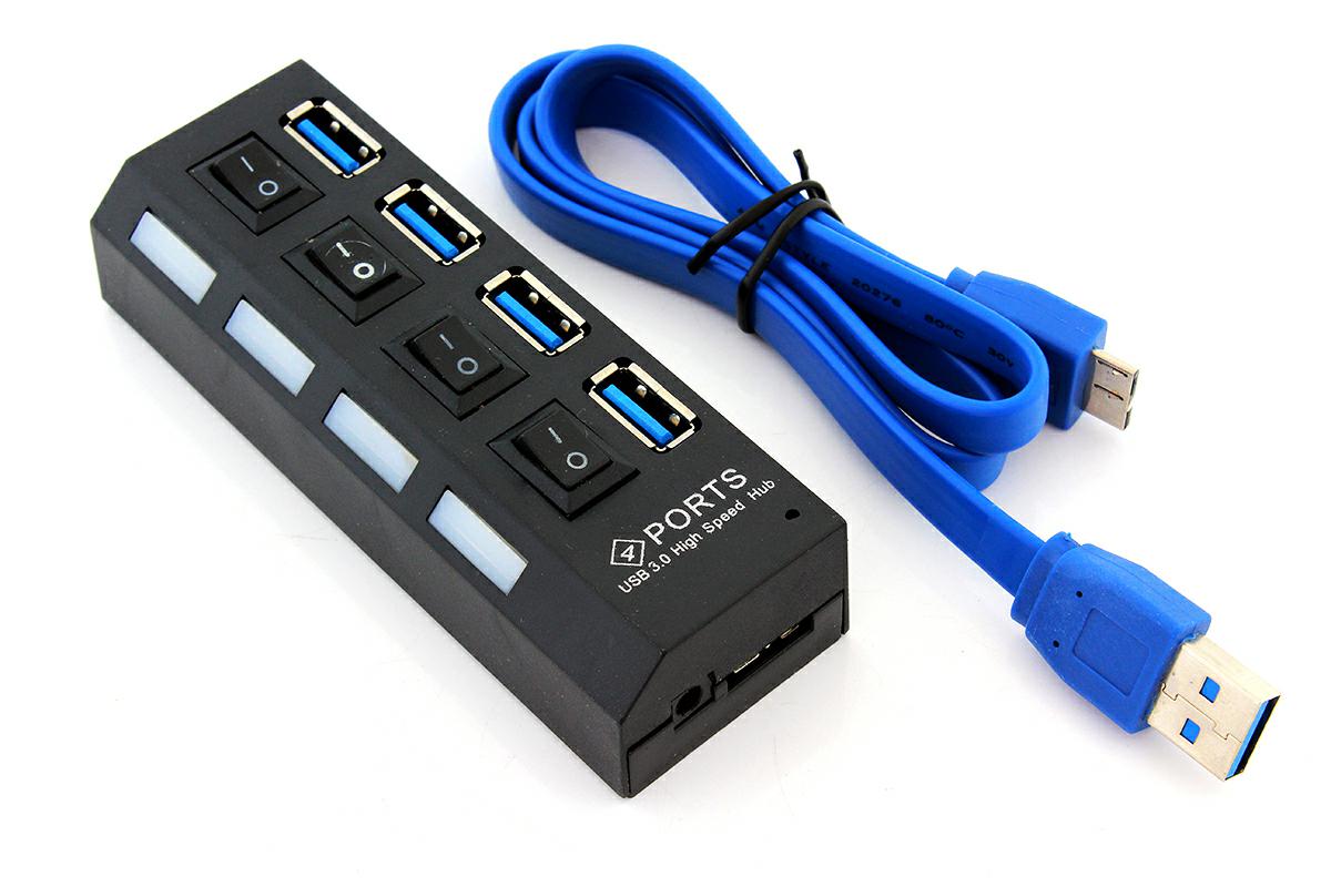 HUB USB 3.0 4 porty AK244B Bez zasilacza - Henryx24