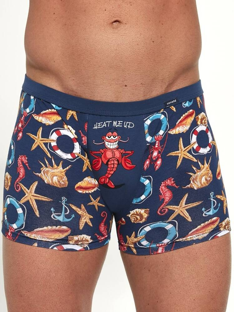 Obcisłe Bokserki Męskie z nadrukiem Tattoo | Cornette | TA 280/208 | Homar