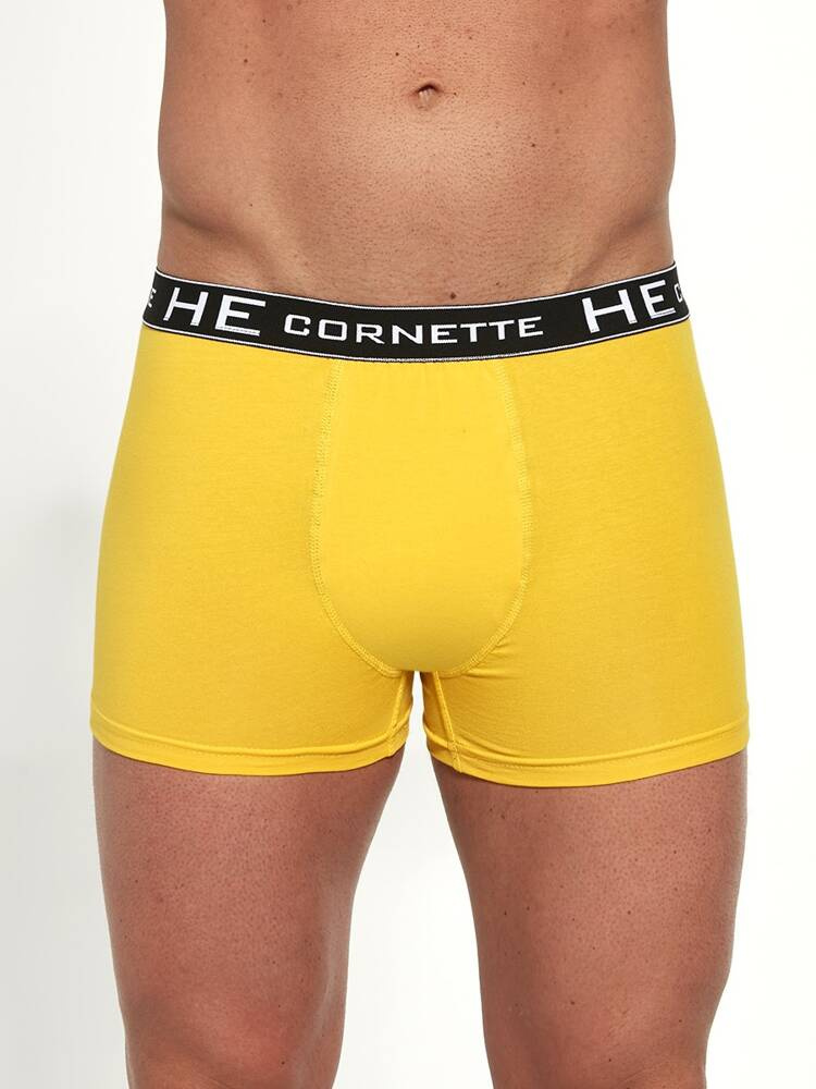 Bokserki Męskie z szeroką gumą High Emotion | Cornette | HE 503/YELL | Żółte