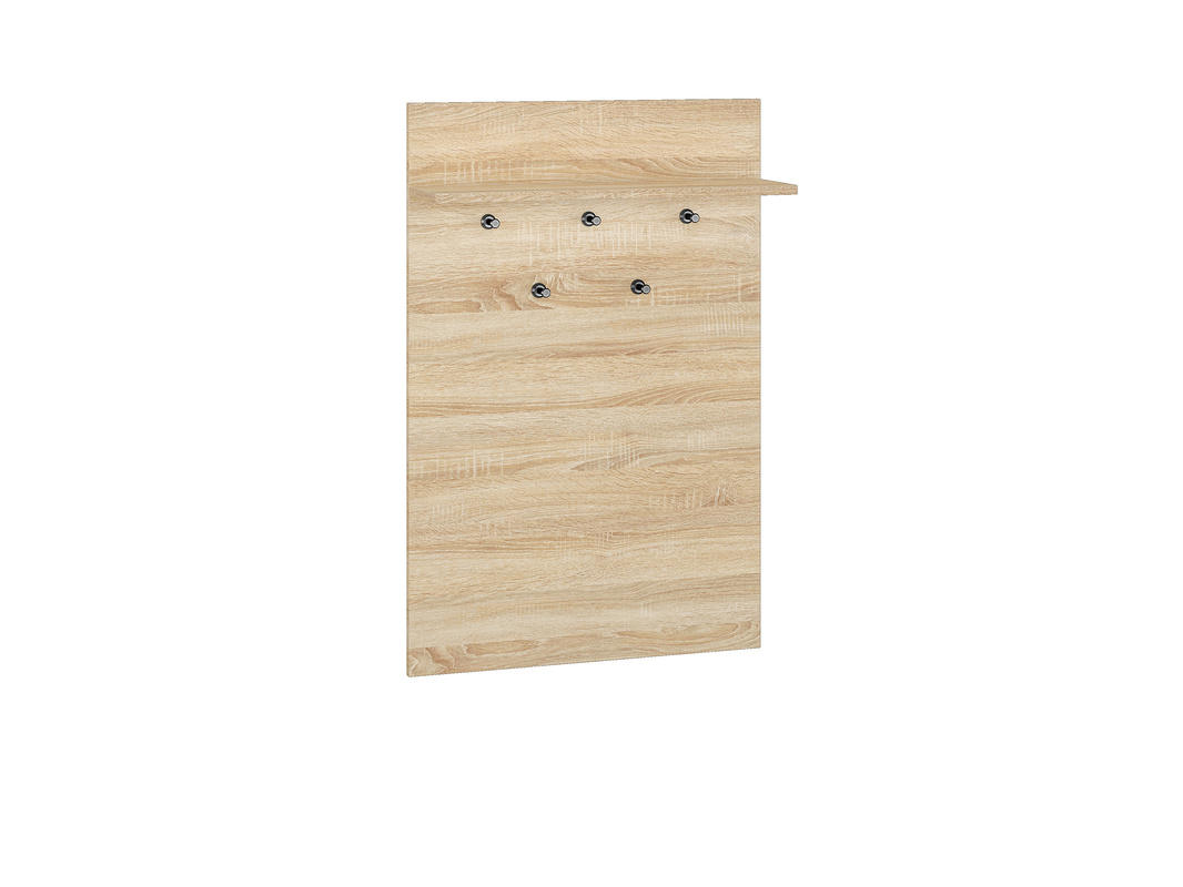 Wieszak ścienny do przedpokoju 68 cm CARO dąb sonoma