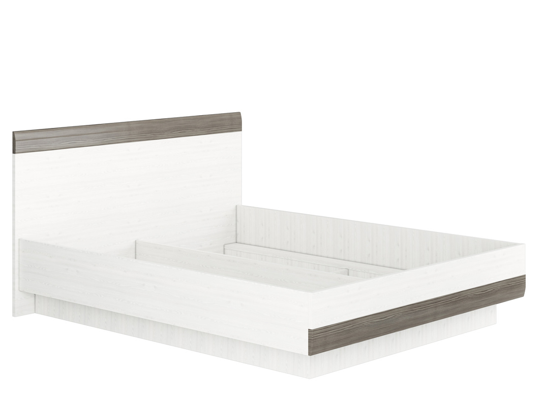 Łóżko 160x200 cm do sypialni z pojemnikiem na pościel BLANCO