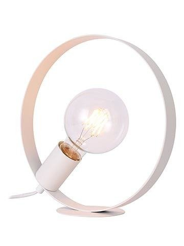 Lampka stołowa Nexo Ledea biała metalowa