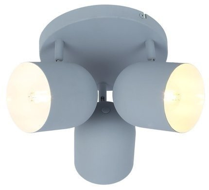 Lampa sufitowa 3xE27 szara 32cm AZURO