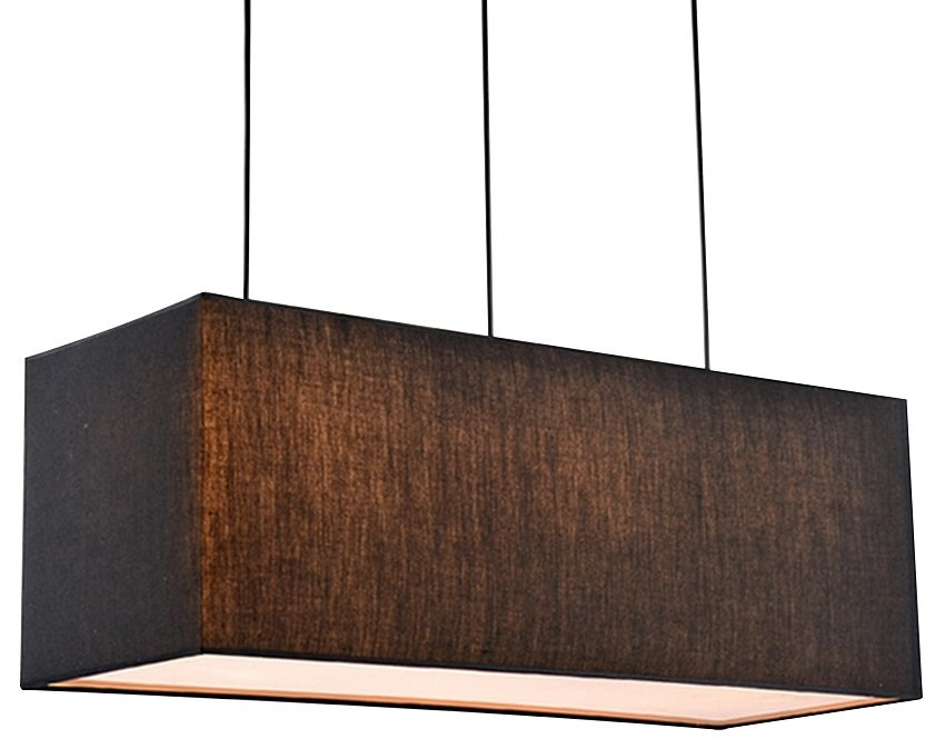 Lampa sufitowa czarna 5xE27 Boho
