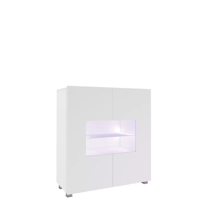 Nowoczesna komoda 100 cm biały połysk MODERN