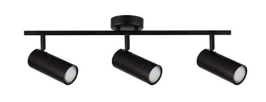 Lampa sufitowa Colly czarna spot 3xGU10
