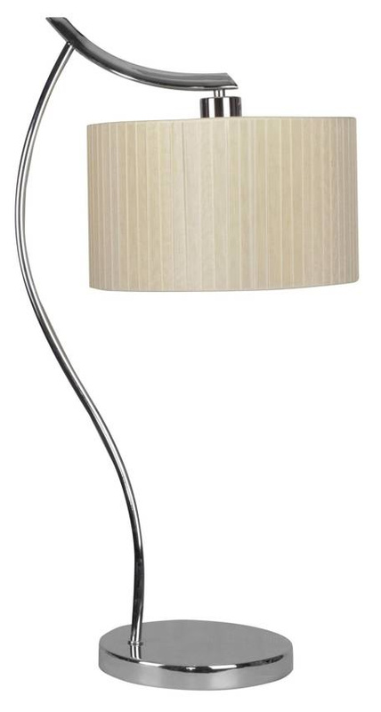 Chromowana lampka stołowa Draga