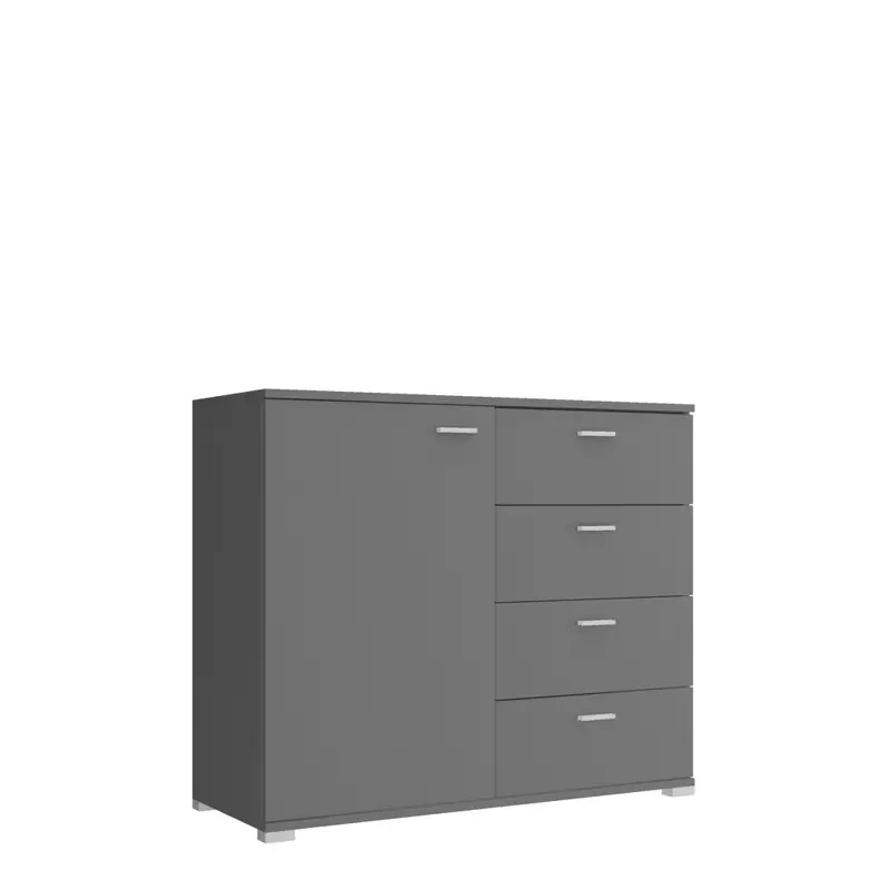Komoda z szufladami 100 cm grafit SAND