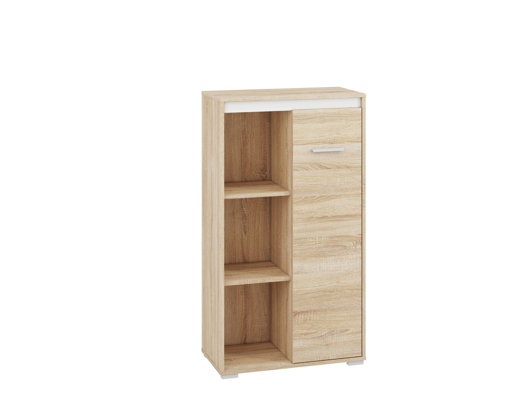 Wysoka komoda z drzwiami 69 cm AVO dąb sonoma