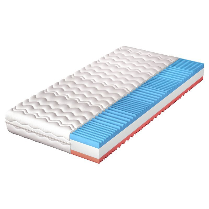Materac piankowy siedmio-strefowy 180x200 BONANZA