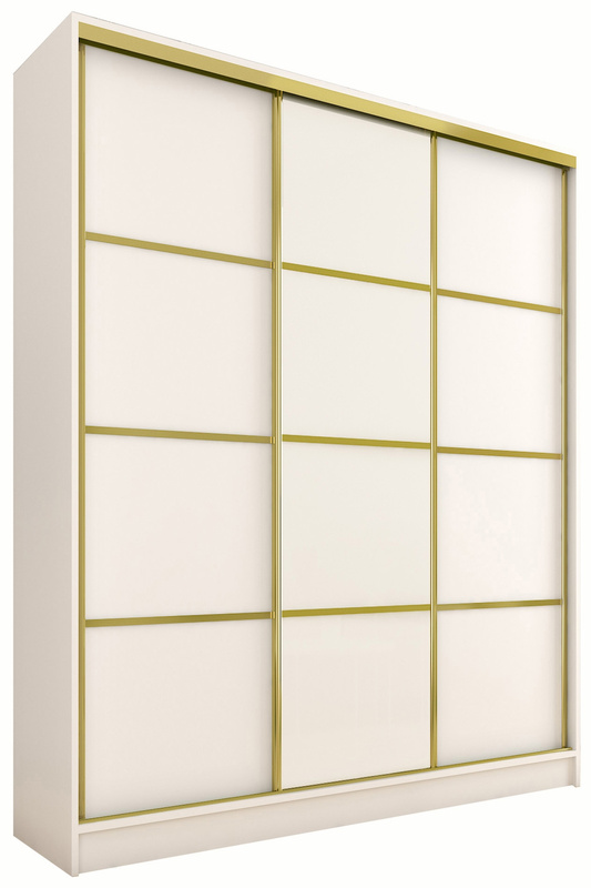 Szafa przesuwna do przedpokoju 150 cm GOLD