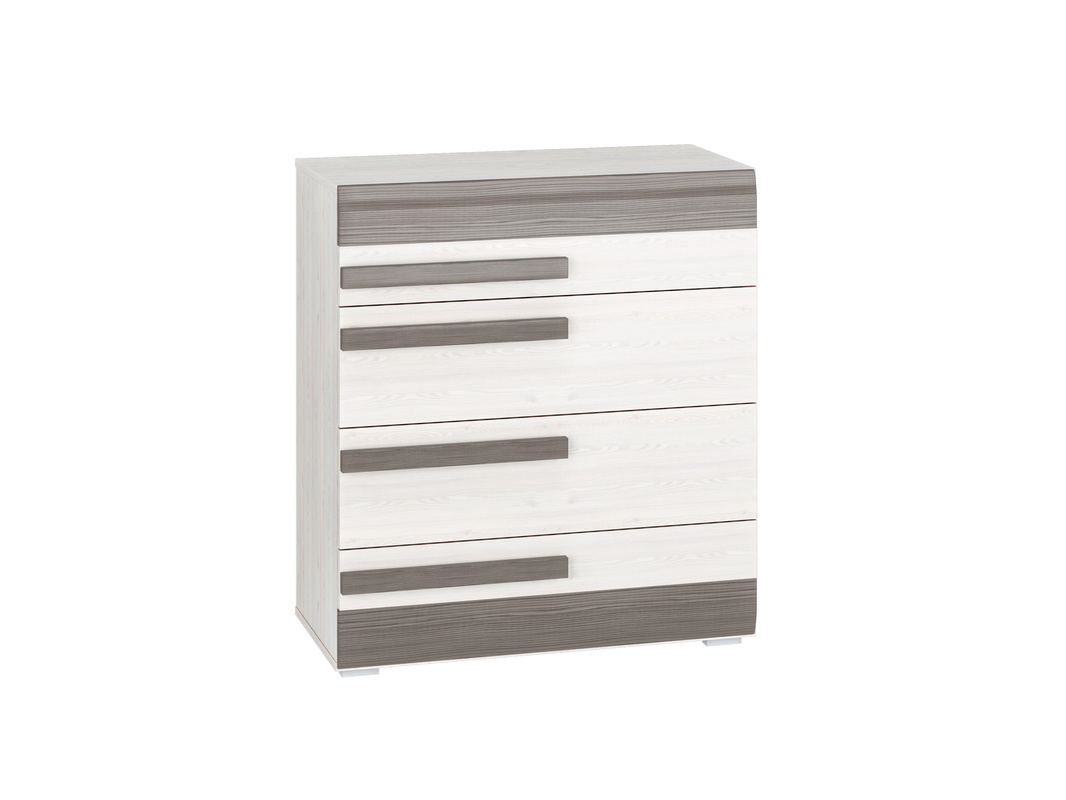 Wąska nowoczesna komoda z szufladami 86 cm BLANCO