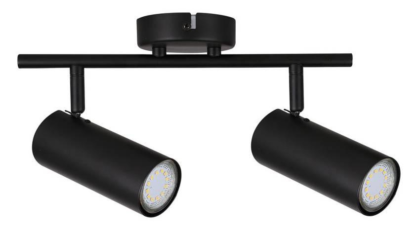 Lampa czarna sufitowa Collyspot 2xGU10