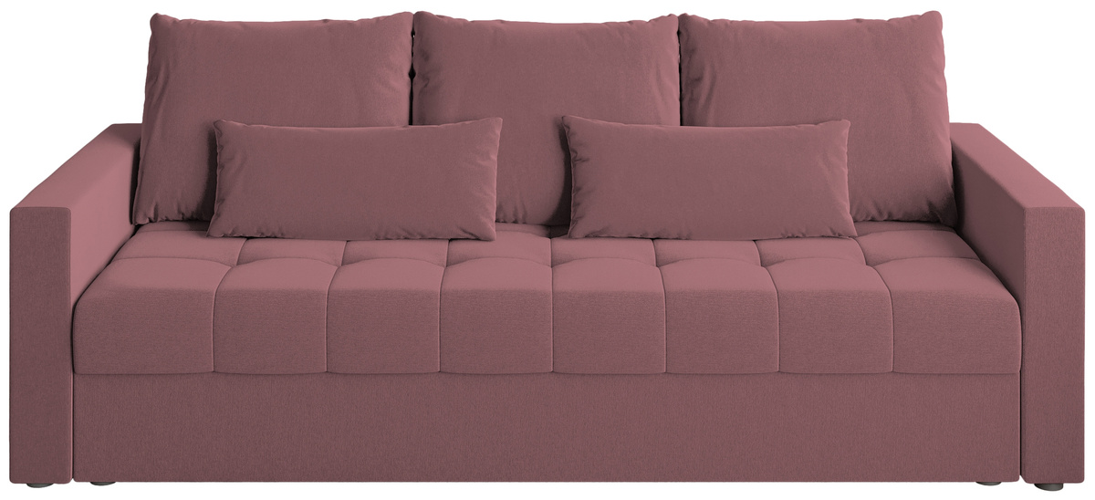 Rozkładana sofa trzyosobowa z funkcją spania HOT pudrowy róż