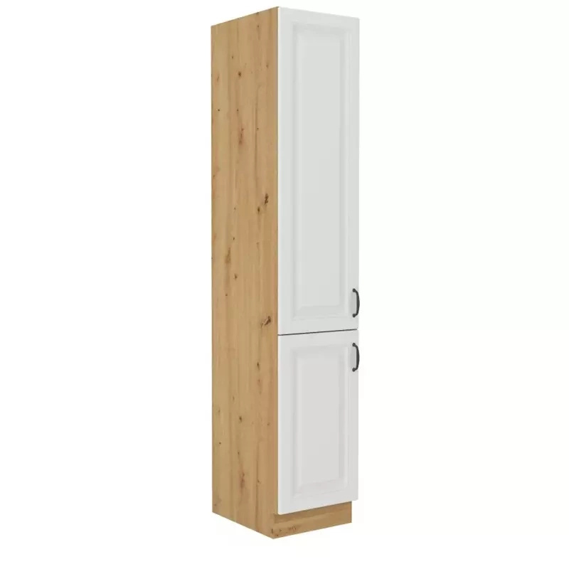 Wysoki słupek kuchenny biały mat 40 cm STYLE