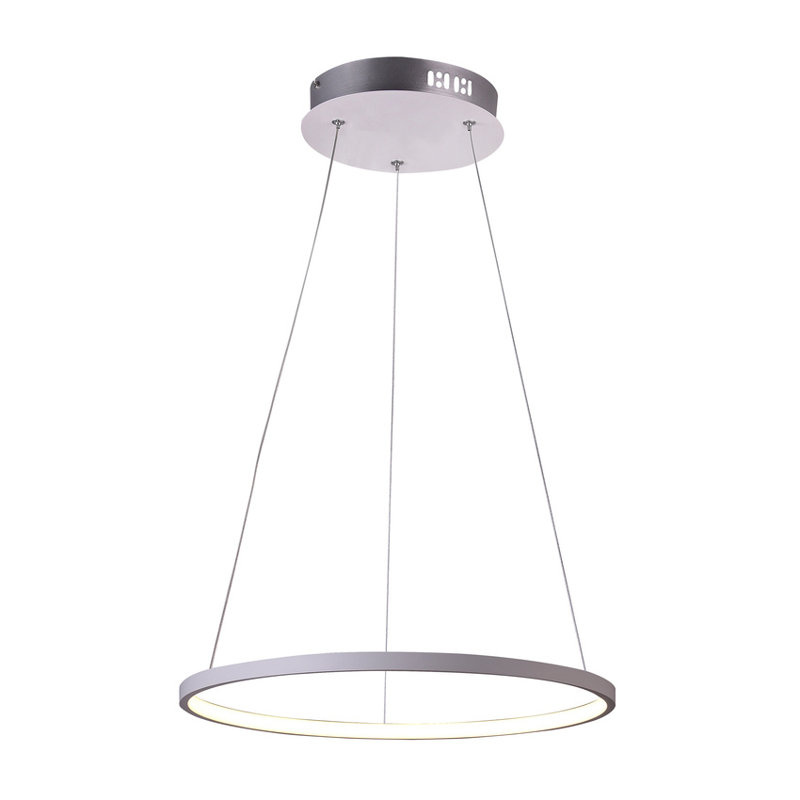 Lampa biała LED ring wisząca okrągła 18W 4000K Lune