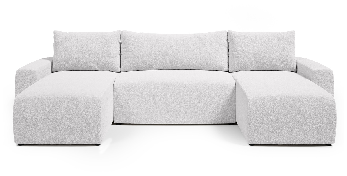 Rozkładany narożnik do salonu z funkcją spania PLUSH U