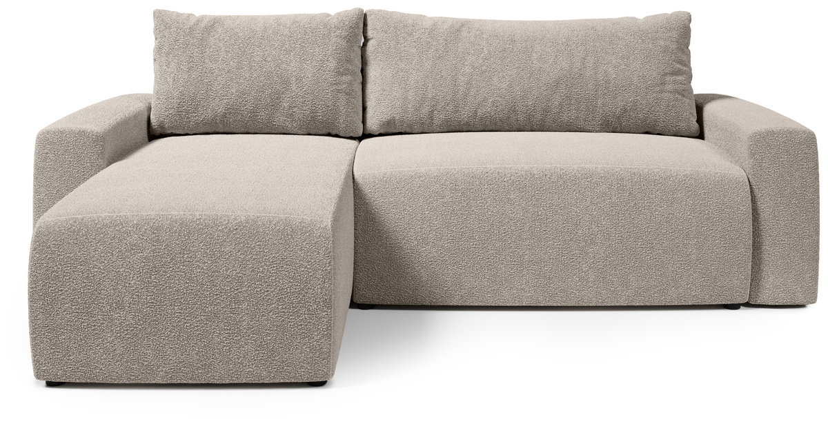 Nowoczesny narożnik z funkcją spania baranek PLUSH L