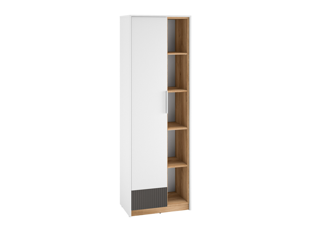 Młodzieżowy nowoczesny regał półotwarty 64 cm TORINO cichy domyk