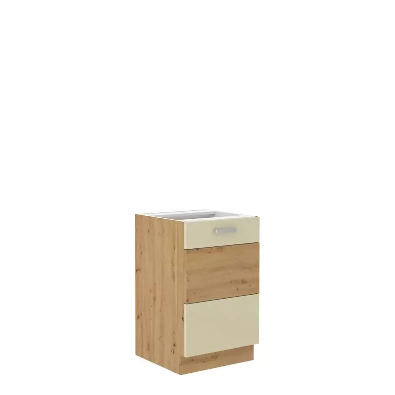 Szafka pod zlewozmywak Kremowy 50 cm AGATA