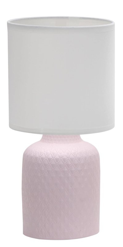 Różowa lampka nocna ceramiczna Iner