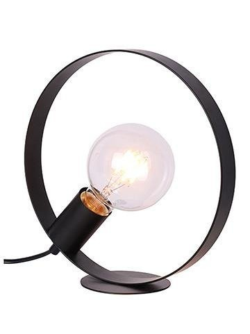 Lampka stołowa Nexo Ledea czarna metalowa